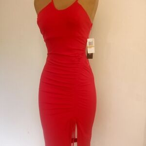 Chic Backless Red Dress